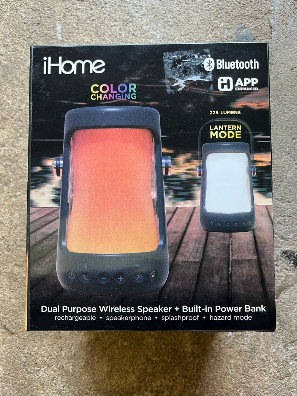 iHome Bluetooth Lantern Speaker